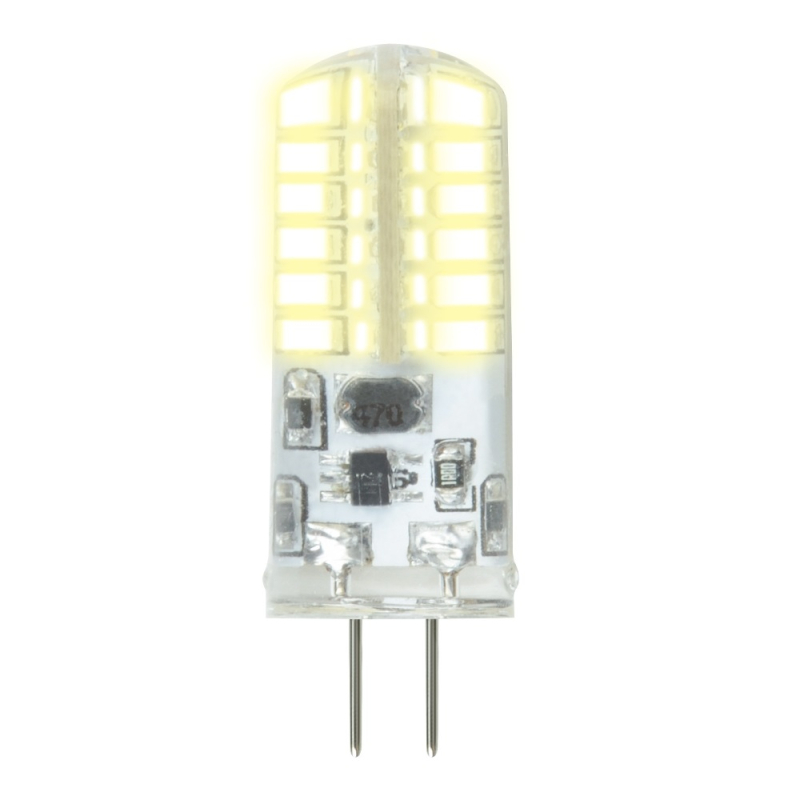 Лампа светодиодная Uniel G4 3W 3000K прозрачная LED-JC-12/3W/3000K/G4/CL SIZ05TR UL-00010366 в #REGION_NAME_DECLINE_PP#