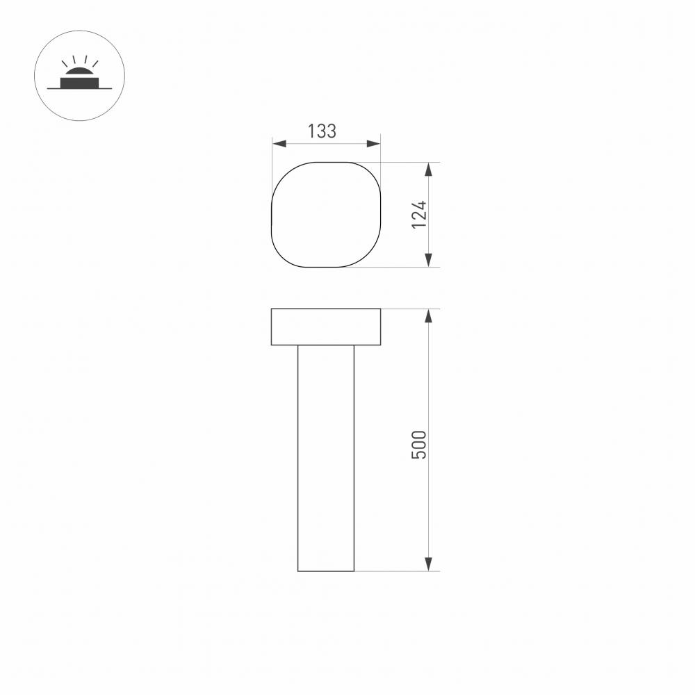 Садовый светильник Arlight Lgd-swamp-boll 029968 в Санкт-Петербурге