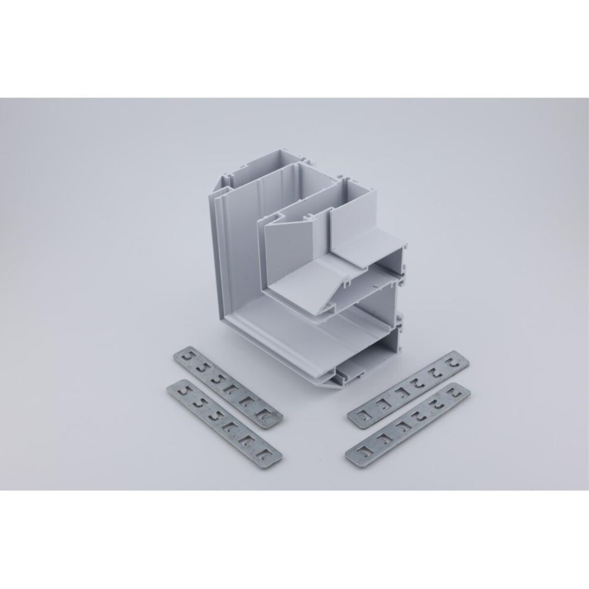 Соединитель магнитного шинопровода угловой плоский для натяжного потолка Aployt Magnetic track 220 APL.0284.10.04 в Санкт-Петербурге