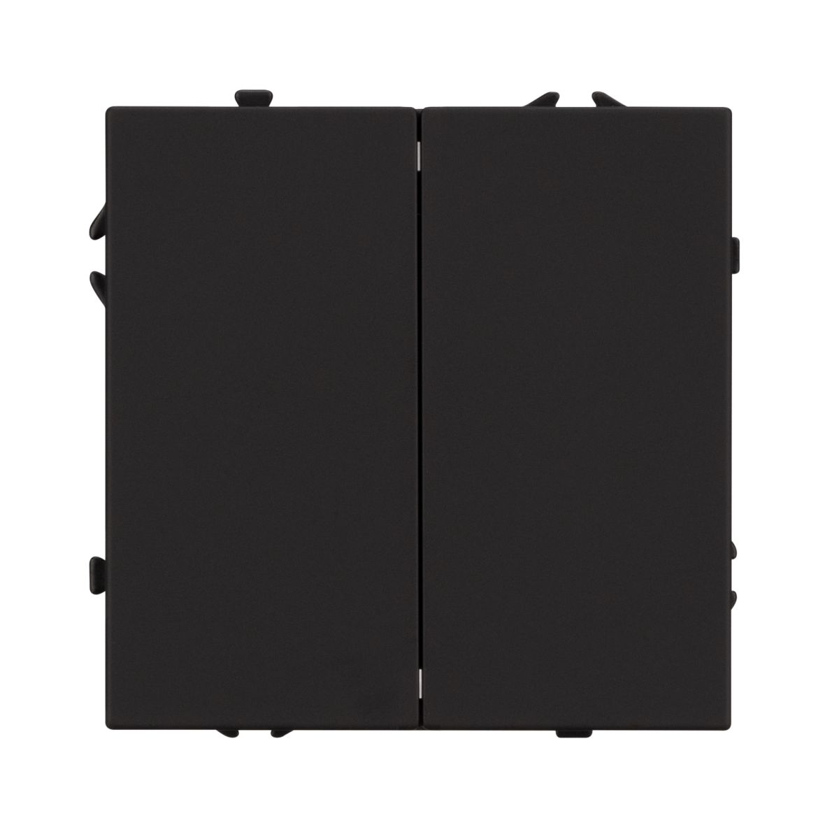 Механизм выключателя двухклавишный проходной Arlight SWT-NOBE-MKP2-SFPL-BK (230V, 10A) 054255 в #REGION_NAME_DECLINE_PP#