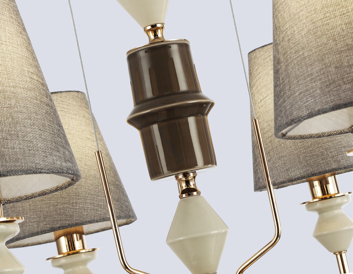 Подвесная люстра Ambrella Light High Light Ceramo Classic LH75401 в Санкт-Петербурге