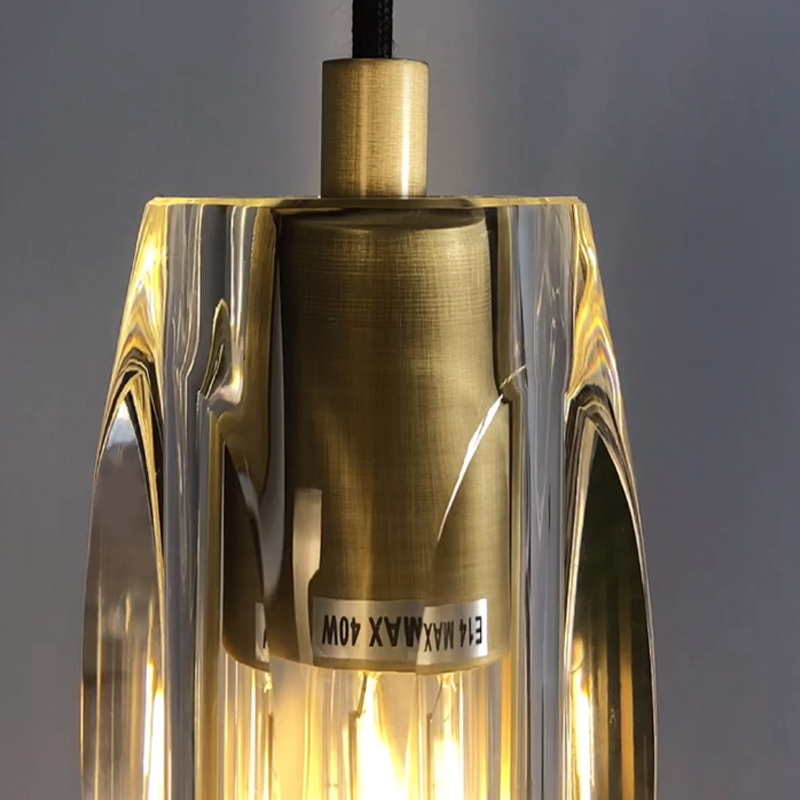 Подвесной светильник Delight Collection MT8851 MT8851-1H bronze/clear в Санкт-Петербурге