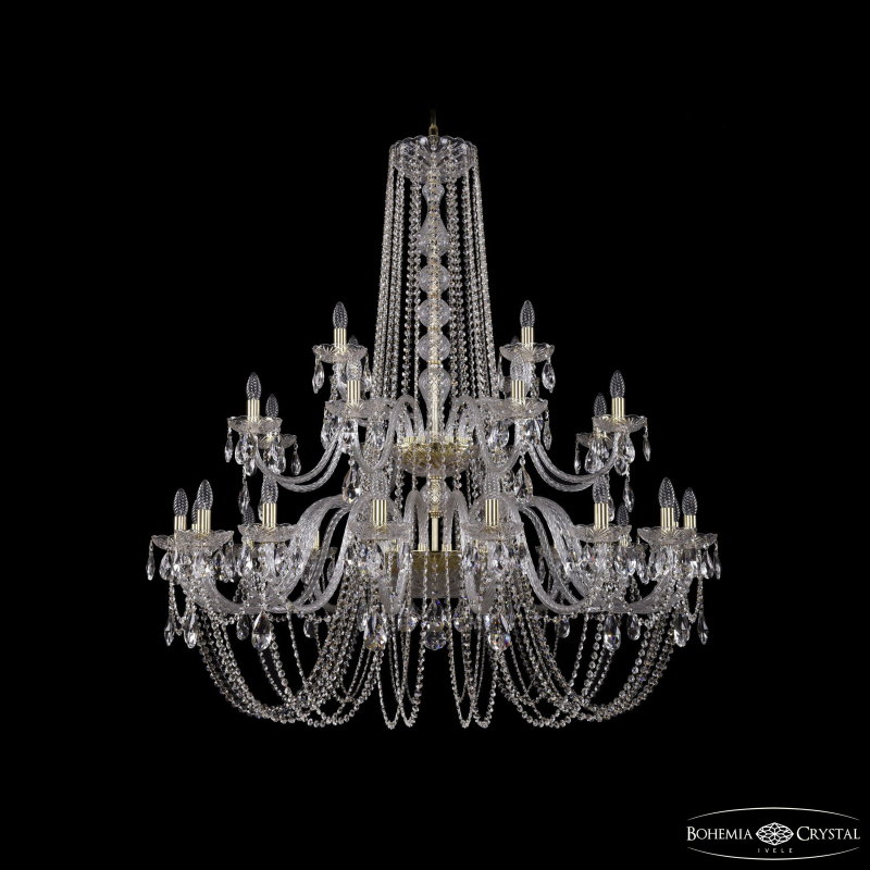 Подвесная люстра Bohemia Ivele Crystal 1402/16+8+4/460/2d G в Санкт-Петербурге