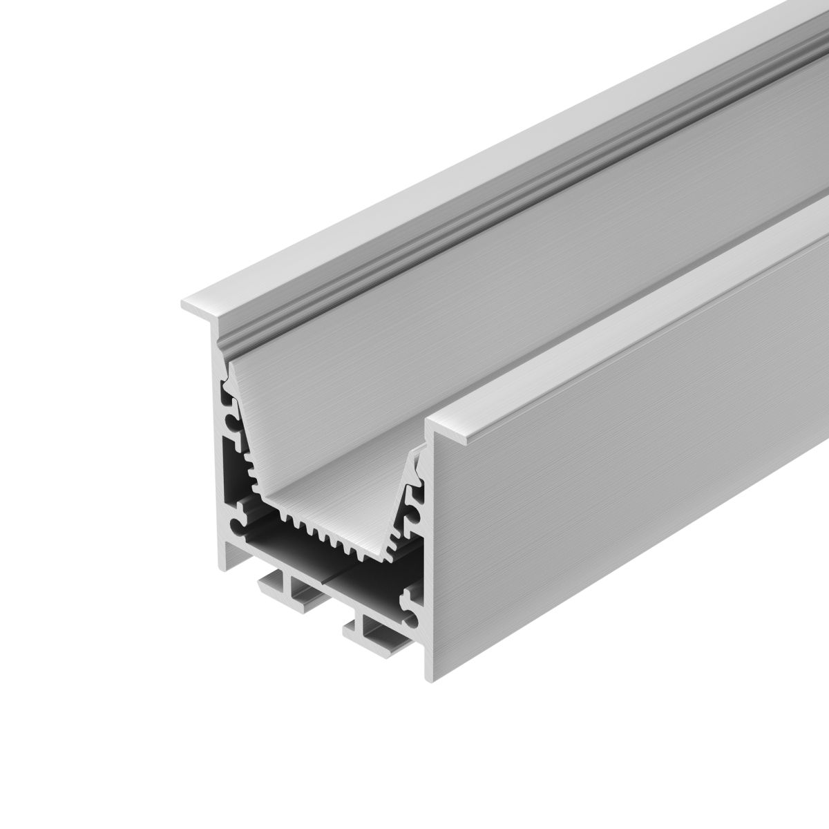 Профиль Arlight LINIA45-F-TRAY-2000 ANOD (Алюминий) 062165 в #REGION_NAME_DECLINE_PP#