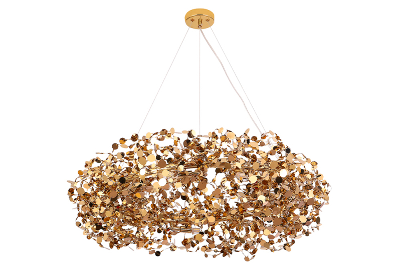 Подвесная люстра Crystal Lux GARDEN SP9 D800 GOLD в Санкт-Петербурге