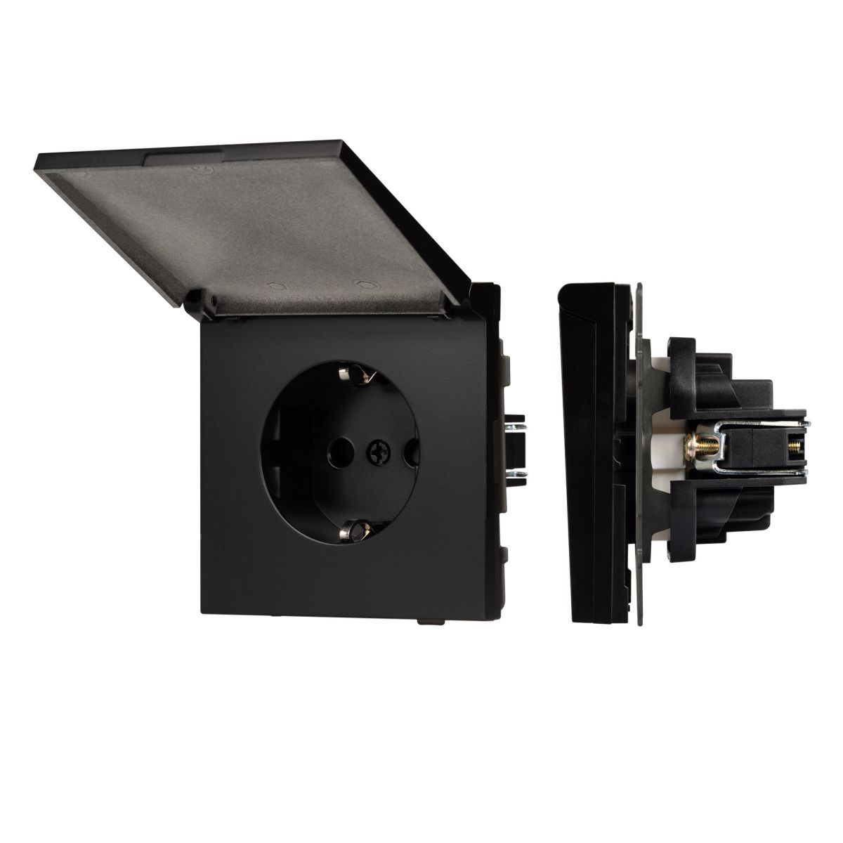 Механизм розетки влагозащищённый Arlight SCT-TENDO-MCP-PL-BK (230V, 16A) 054091 в Санкт-Петербурге