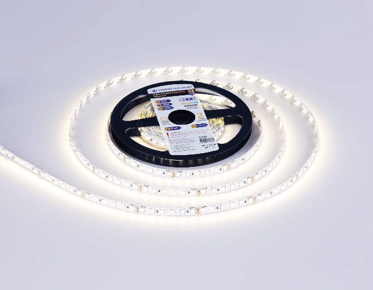 Светодиодная лента Ambrella Light LED Strip 24В 2835 10Вт/м 4500K 5м IP20 GS3102 в Санкт-Петербурге