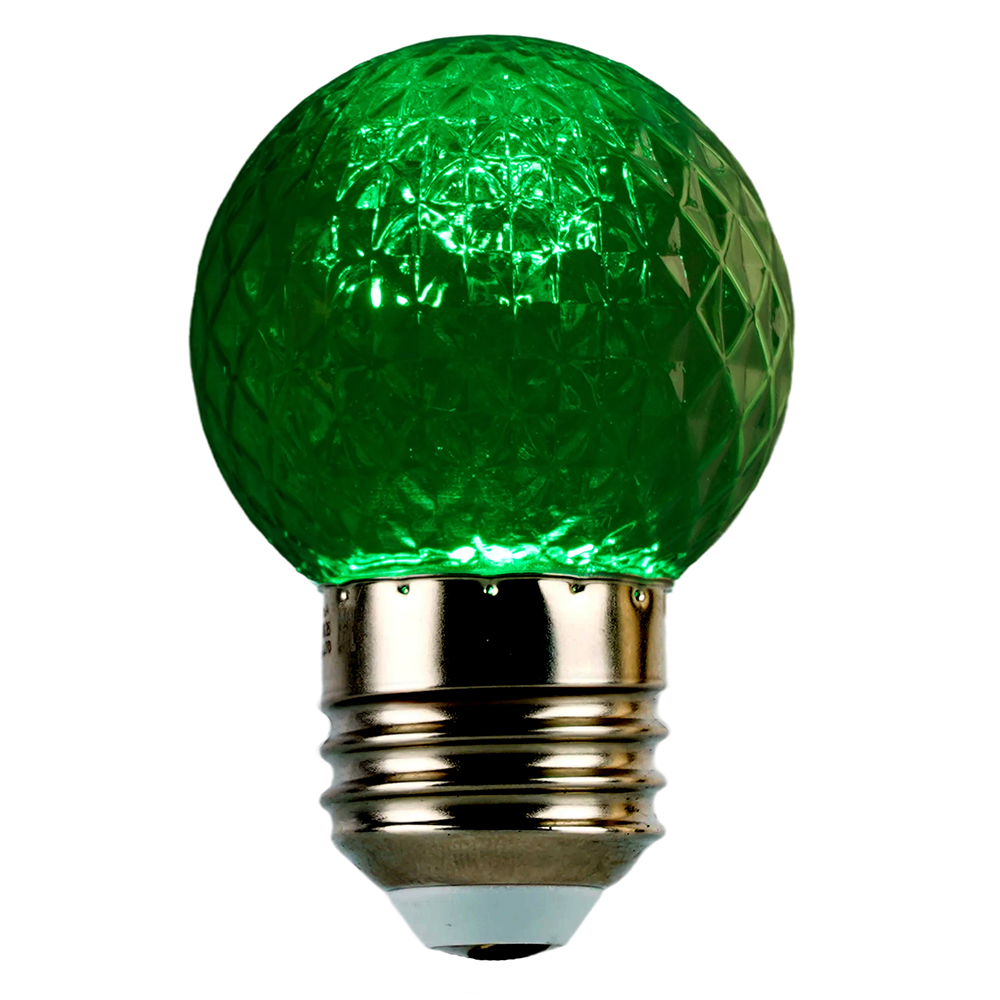 Лампа светодиодная Feron LB-385 шар зеленый прозрачный E27 1W 230V 52163 в #REGION_NAME_DECLINE_PP#