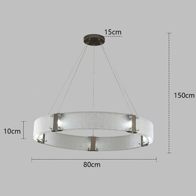 Подвесной светильник Delight Collection Parallel Ring D8028P/R/D800 black/white в Санкт-Петербурге