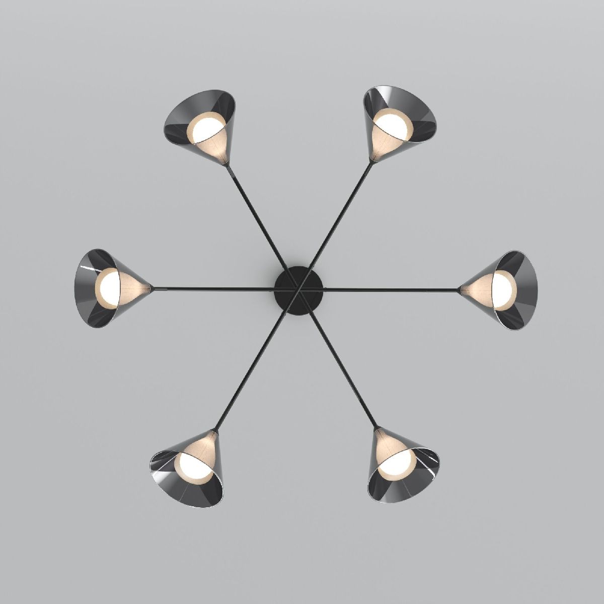 Подвесная люстра Eurosvet Enigma 70161/6 черный Smart a069046 УЦ в #REGION_NAME_DECLINE_PP#