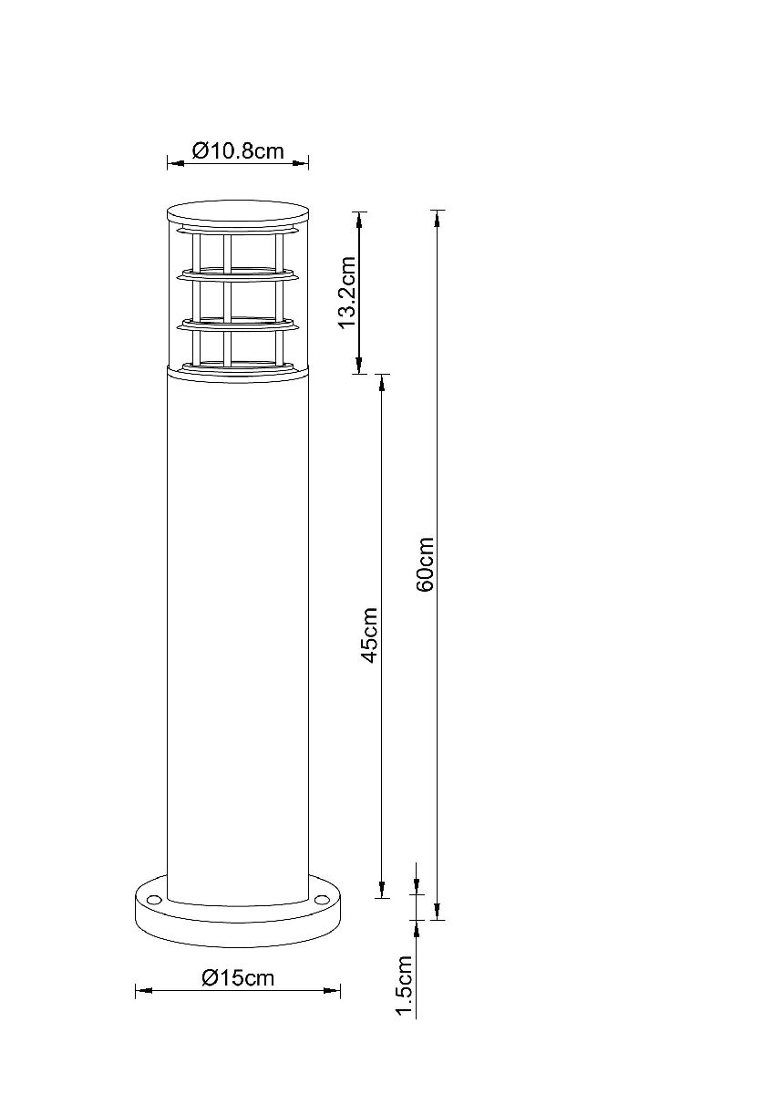 Ландшафтный светильник Arte Lamp Tokyo A5316PA-1BK в Санкт-Петербурге