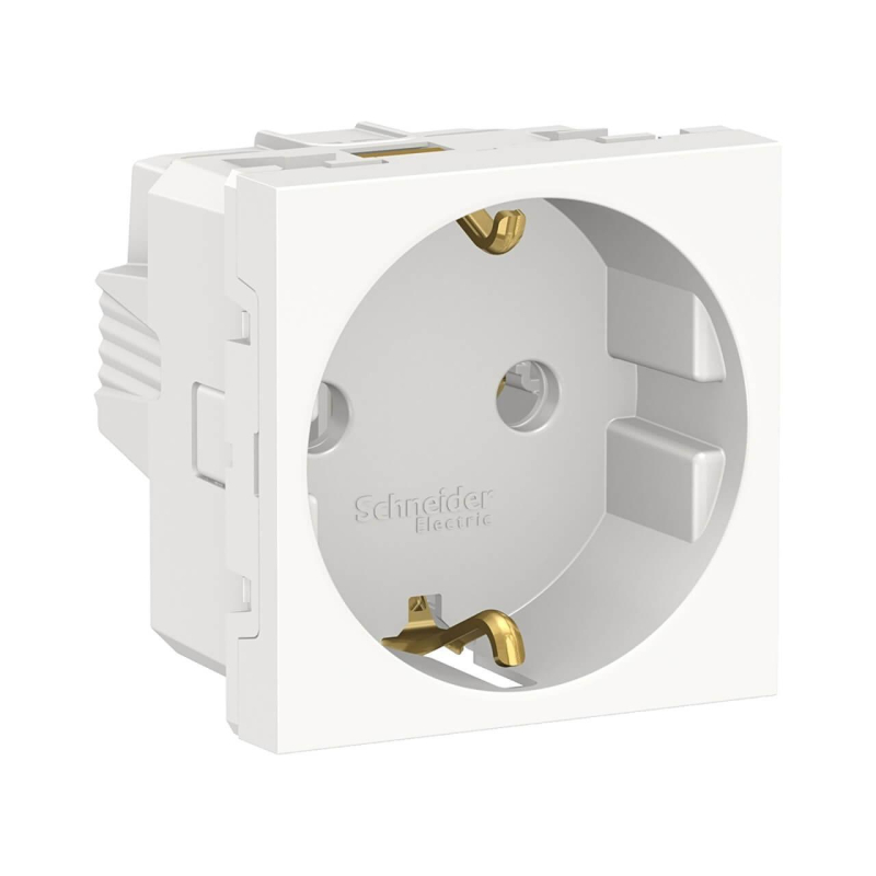 Розетка Schneider Electric Unica New Modular с/з без шторок 16A 250V NU303618 в Санкт-Петербурге