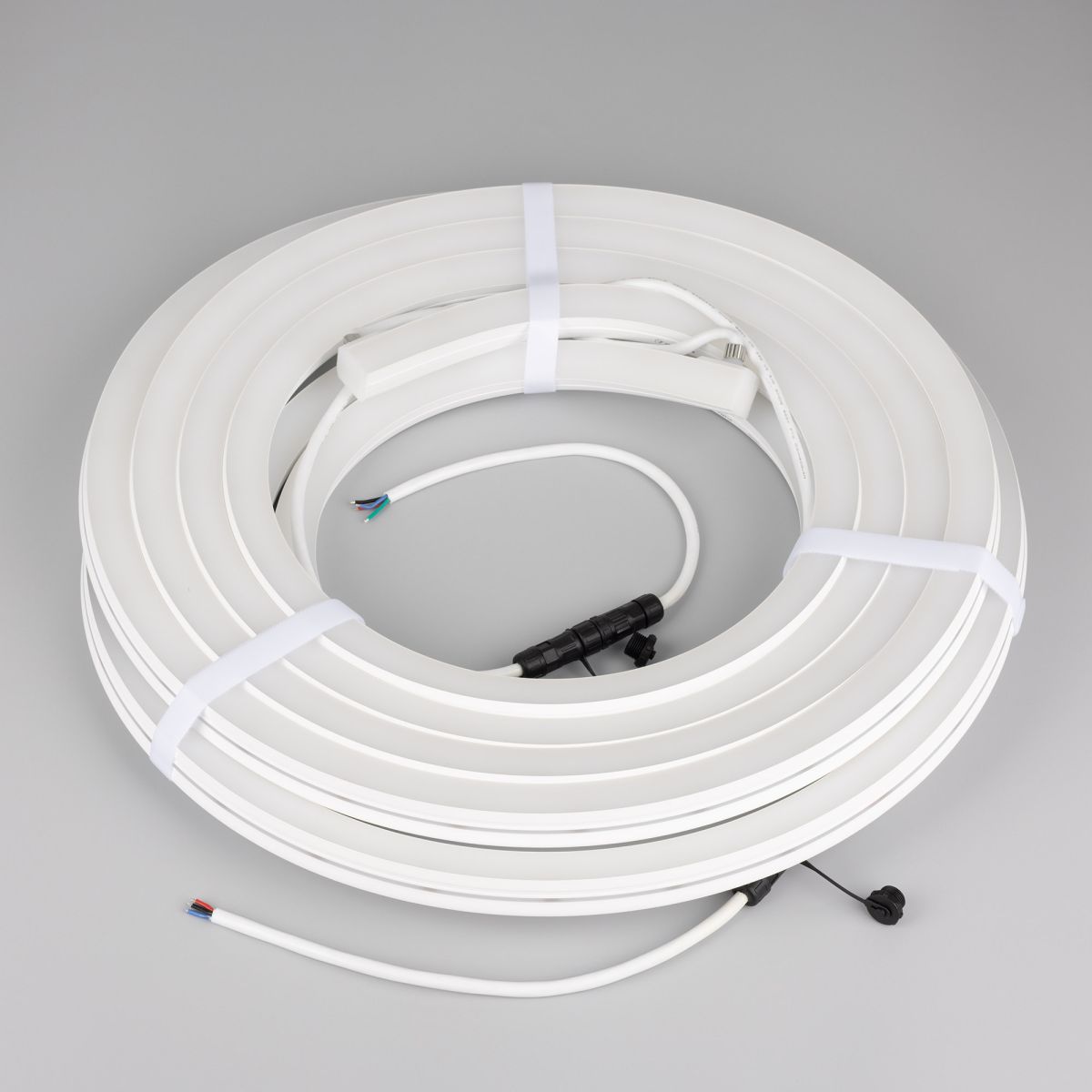 Светодиодная лента герметичная Arlight MOONLIGHT-PRO-SIDE-X360-20x20mm 24V RGB (12 W/m, IP67, 10m, wire x2) (Вывод боковой) 054983 в Санкт-Петербурге