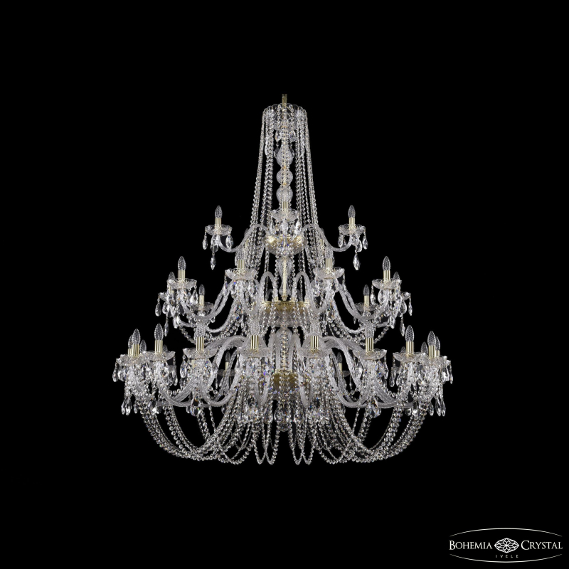 Подвесная люстра Bohemia Ivele Crystal 1402/20+10+5/530/3d G в Санкт-Петербурге
