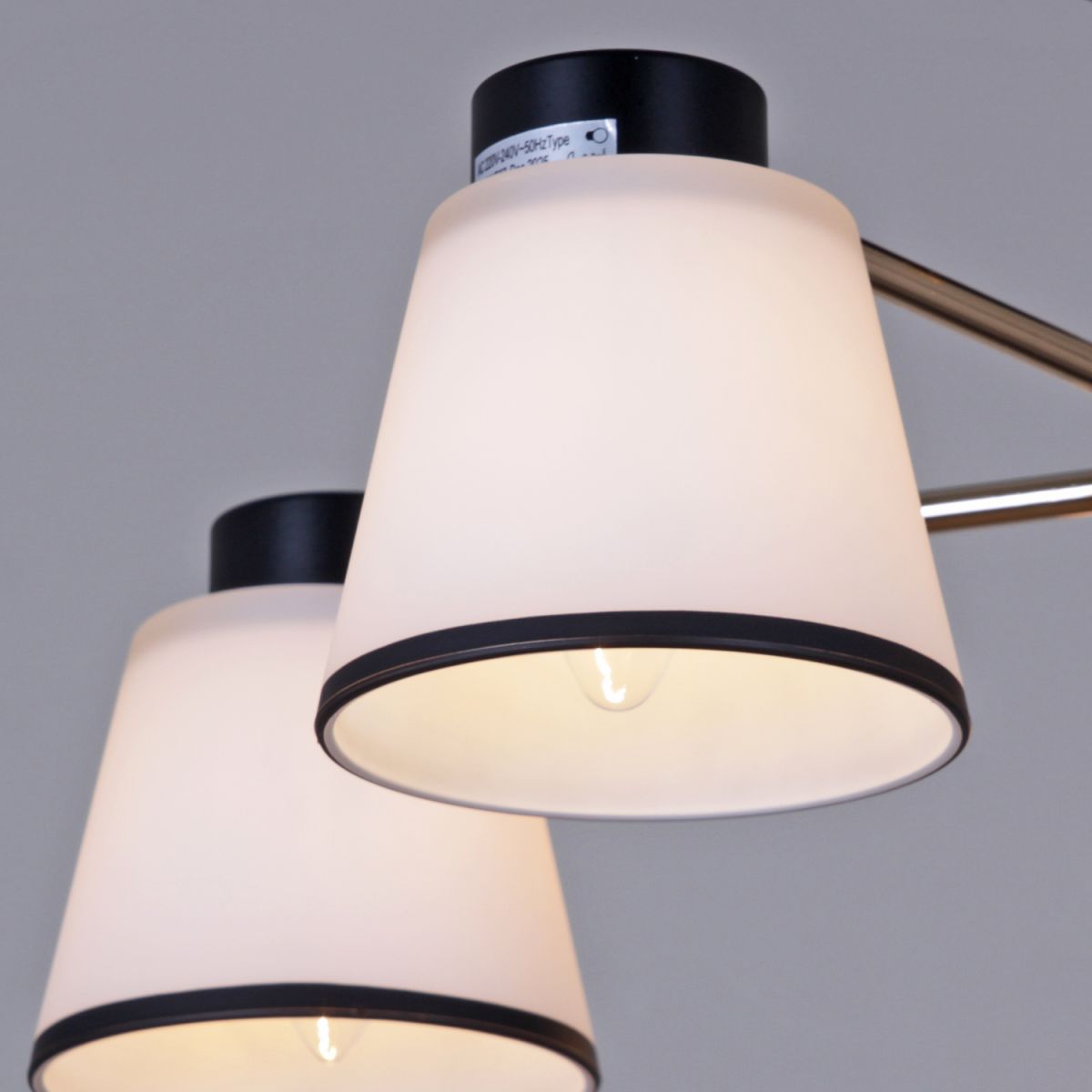 Люстра на штанге Reluce 30560-0.3-05 BK+FG в #REGION_NAME_DECLINE_PP#