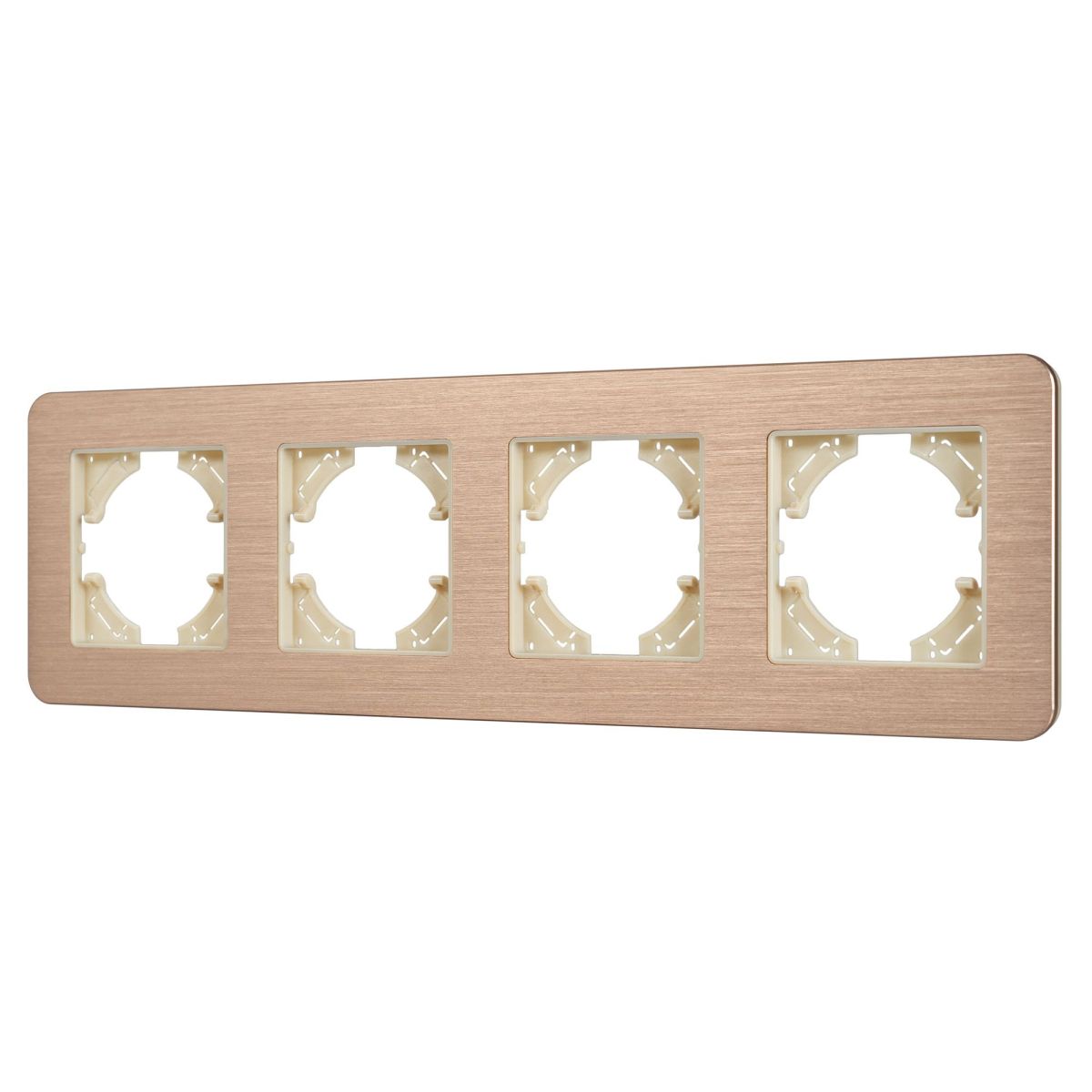 Рамка на 4 поста алюминиевая Arlight FRM-AKIRY-AL-4-GD 049733 в Санкт-Петербурге