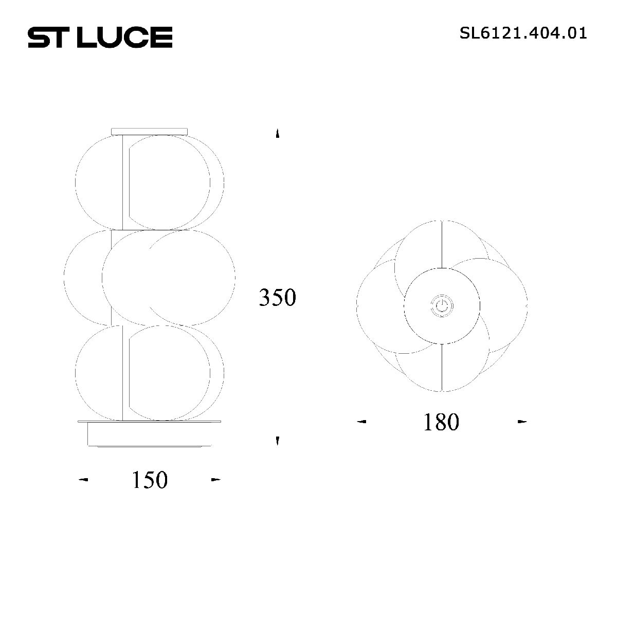 Настольная лампа ST Luce Talisman SL6121.404.01 в Санкт-Петербурге