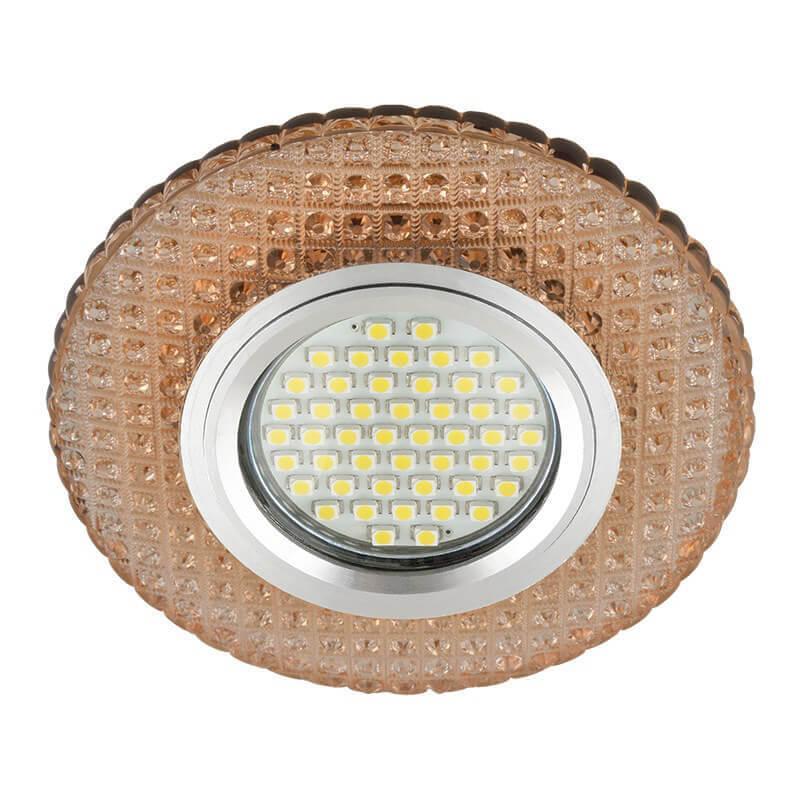 Встраиваемый светильник ретро Fametto Luciole DLS-L135 Gu5.3 Glassy/Light Tea в Санкт-Петербурге