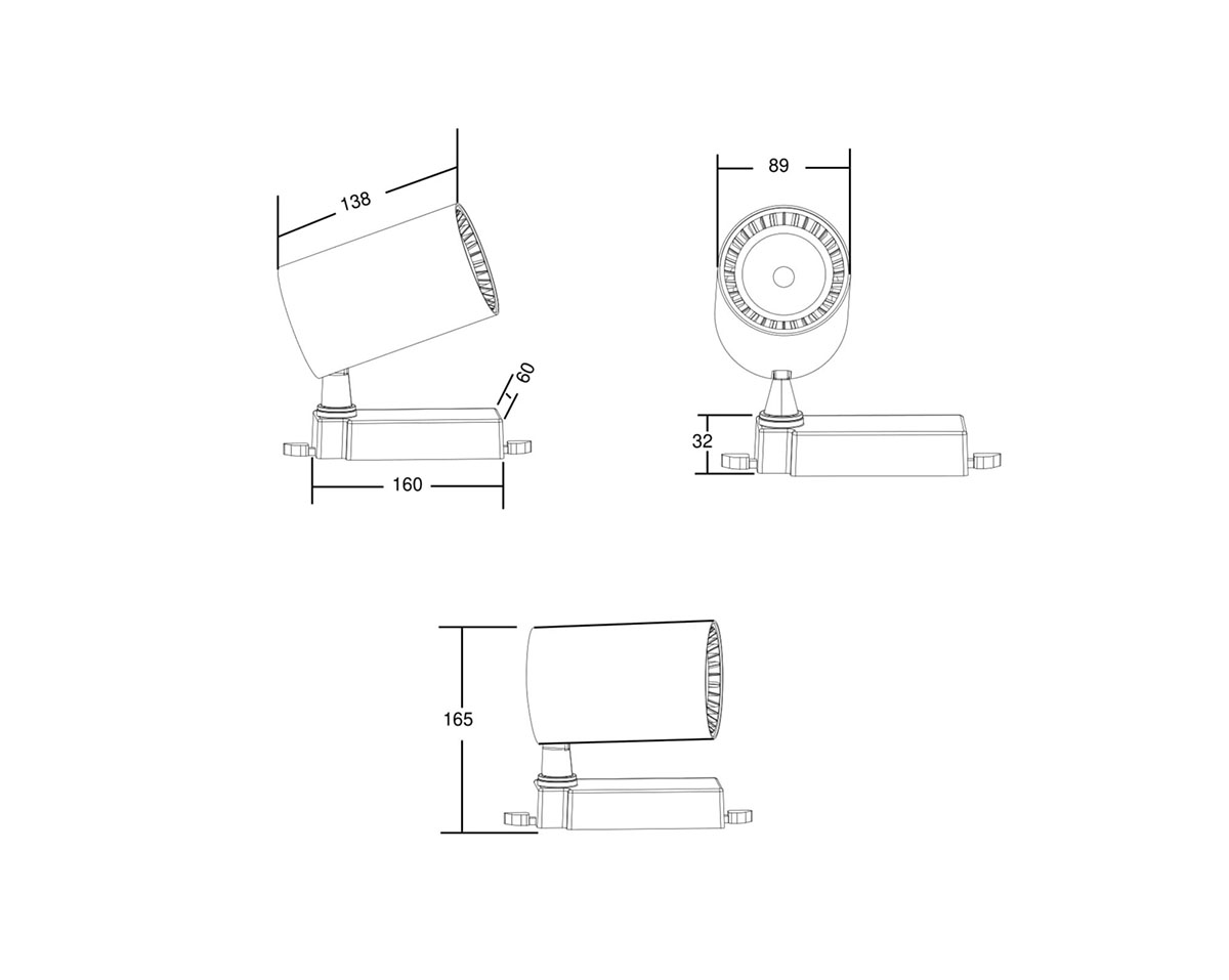 Трековый светильник Maytoni Technical Vuoro TR029-3-30W3K-W в Санкт-Петербурге