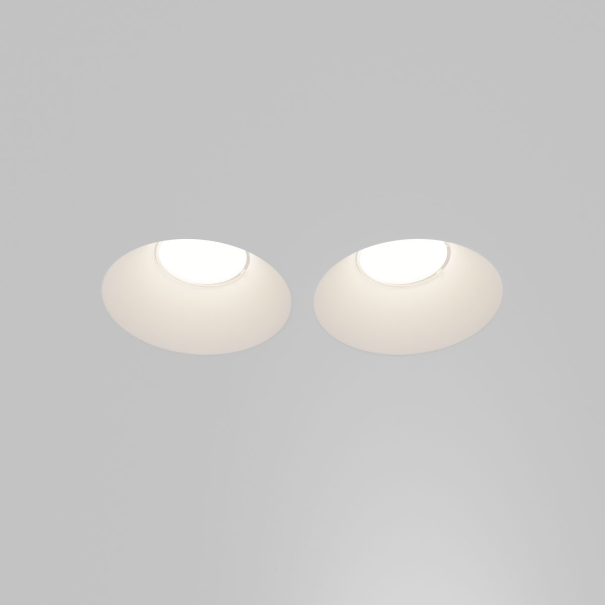 Встраиваемый светильник Maytoni Technical Gyps Modern DL129-GU10-02-W в Санкт-Петербурге