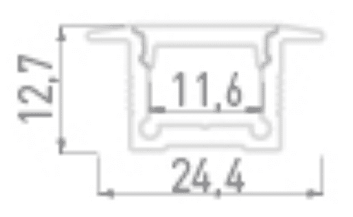 Профиль алюминиевый DesignLed LE.2613 001971 в Санкт-Петербурге