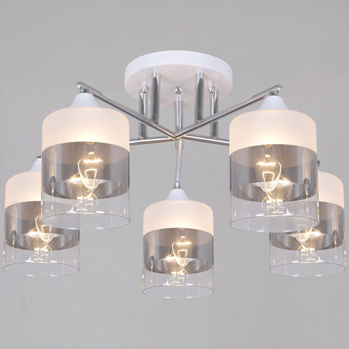 Потолочная люстра Reluce 06916-0.3-05 WH+CR в Санкт-Петербурге