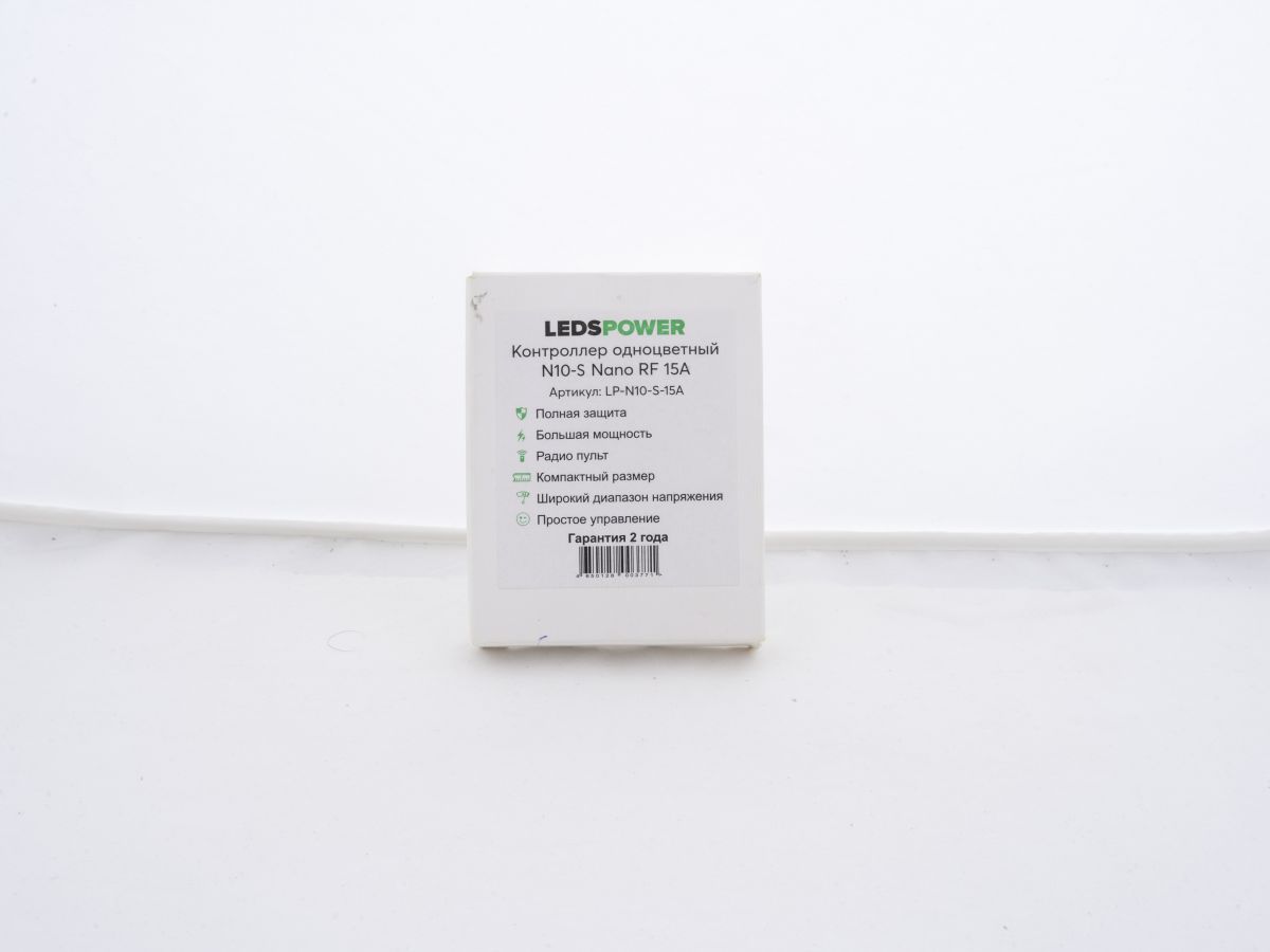 Контроллер LEDS POWER одноцветный N10-S Nano RF 15A 003771 в #REGION_NAME_DECLINE_PP#