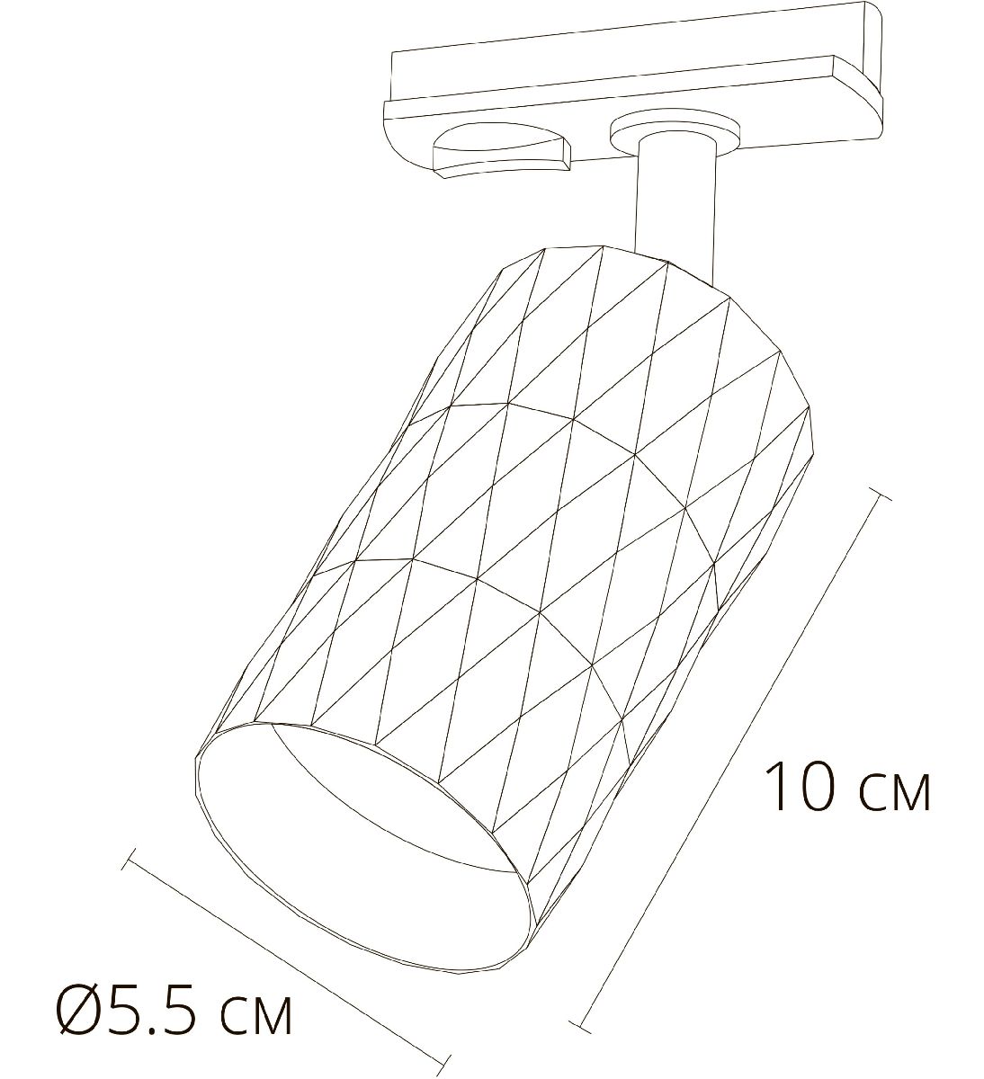 Трековый однофазный светильник Arte Lamp Fang A5560PL-1BK в Санкт-Петербурге