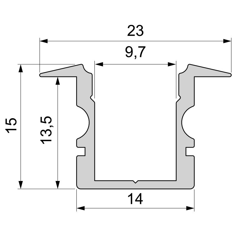 Профиль Deko-Light ET-02-08 975103 в Санкт-Петербурге