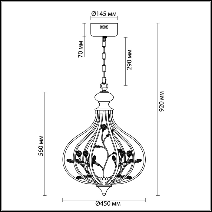 Подвесной светодиодный светильник Lumion Alissa 3710/72L в Санкт-Петербурге