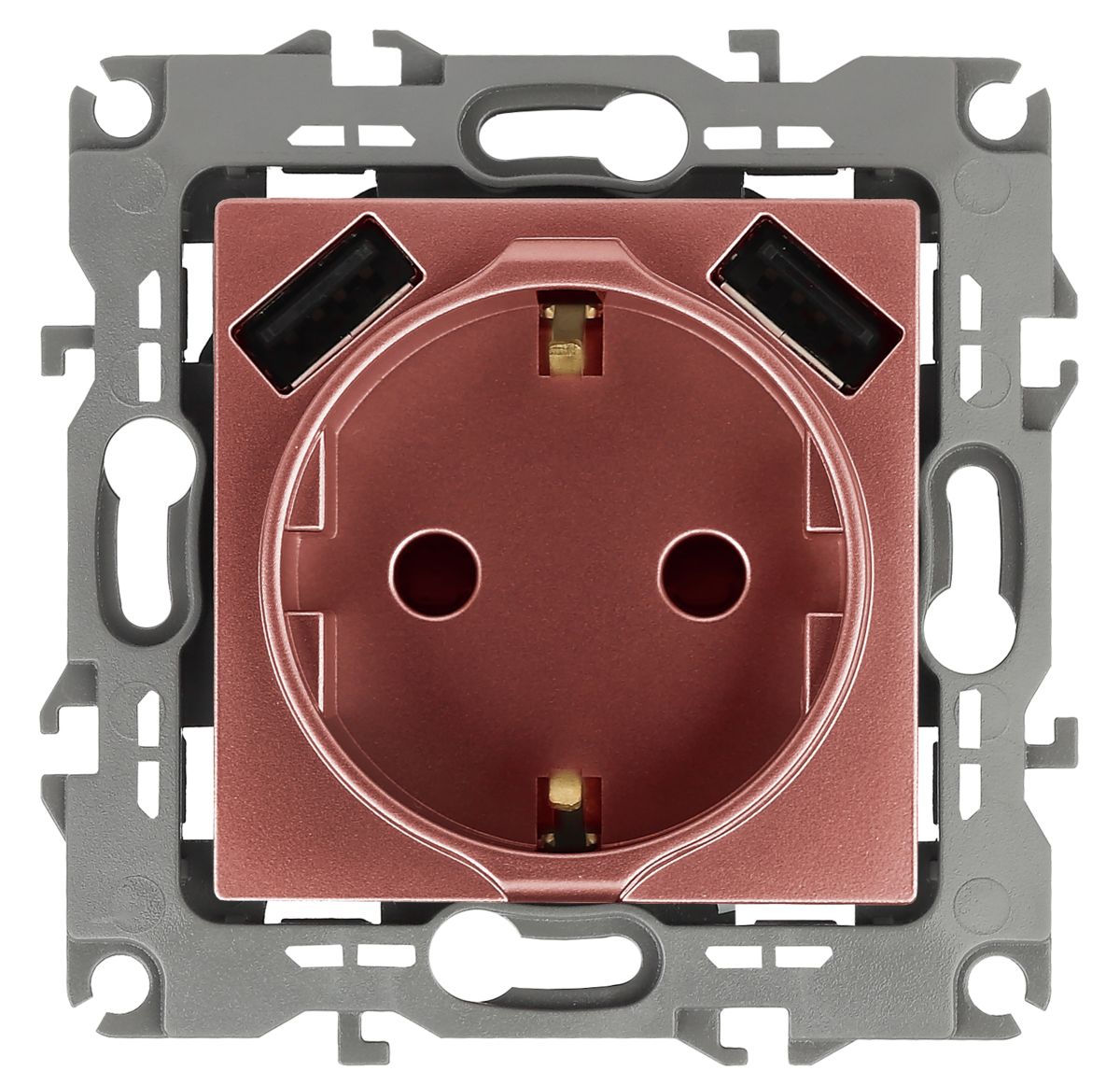 Розетка 2P+E со шторками и 2xUSB Эра 12-4109-14 Б0047848 в Санкт-Петербурге