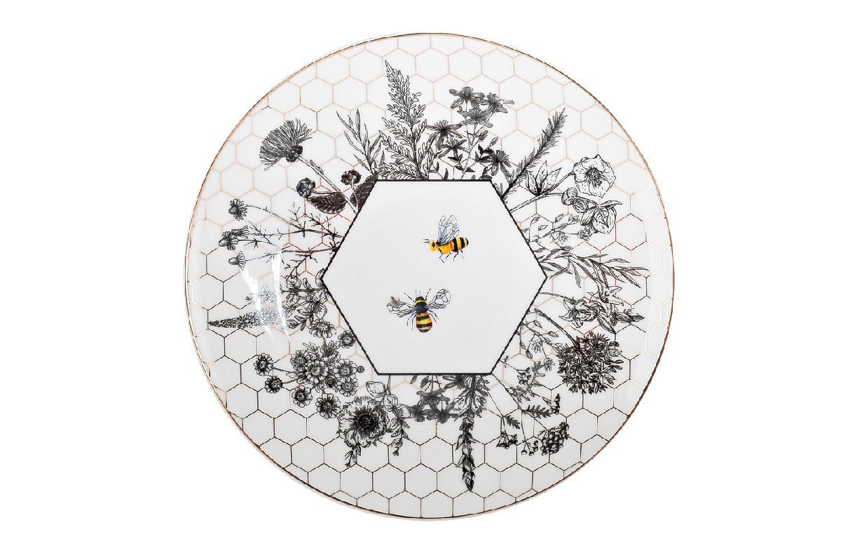 Тарелка Garda Decor 26FC-TAR-HONEYCOMB-19,5/1 в Санкт-Петербурге