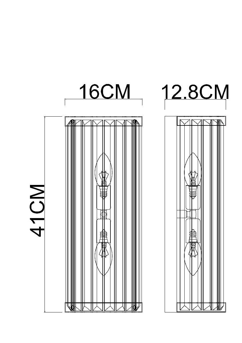 Настенный светильник Arte Lamp Fortuna A1069AP-2GO в Санкт-Петербурге