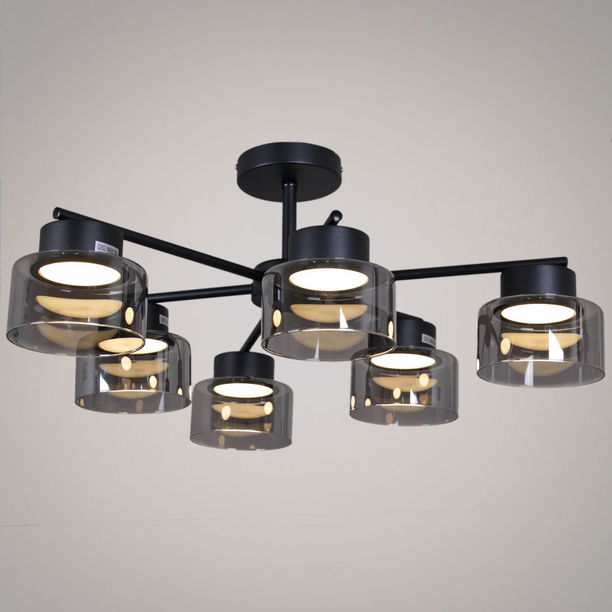 Люстра на штанге Reluce 47010-0.3-06 BK в Санкт-Петербурге