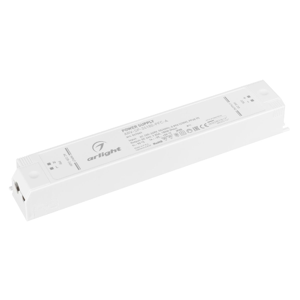 Блок питания Arlight ARV-SP-24180-PFC-A (24V, 7.5A, 180W) 047444 в Санкт-Петербурге