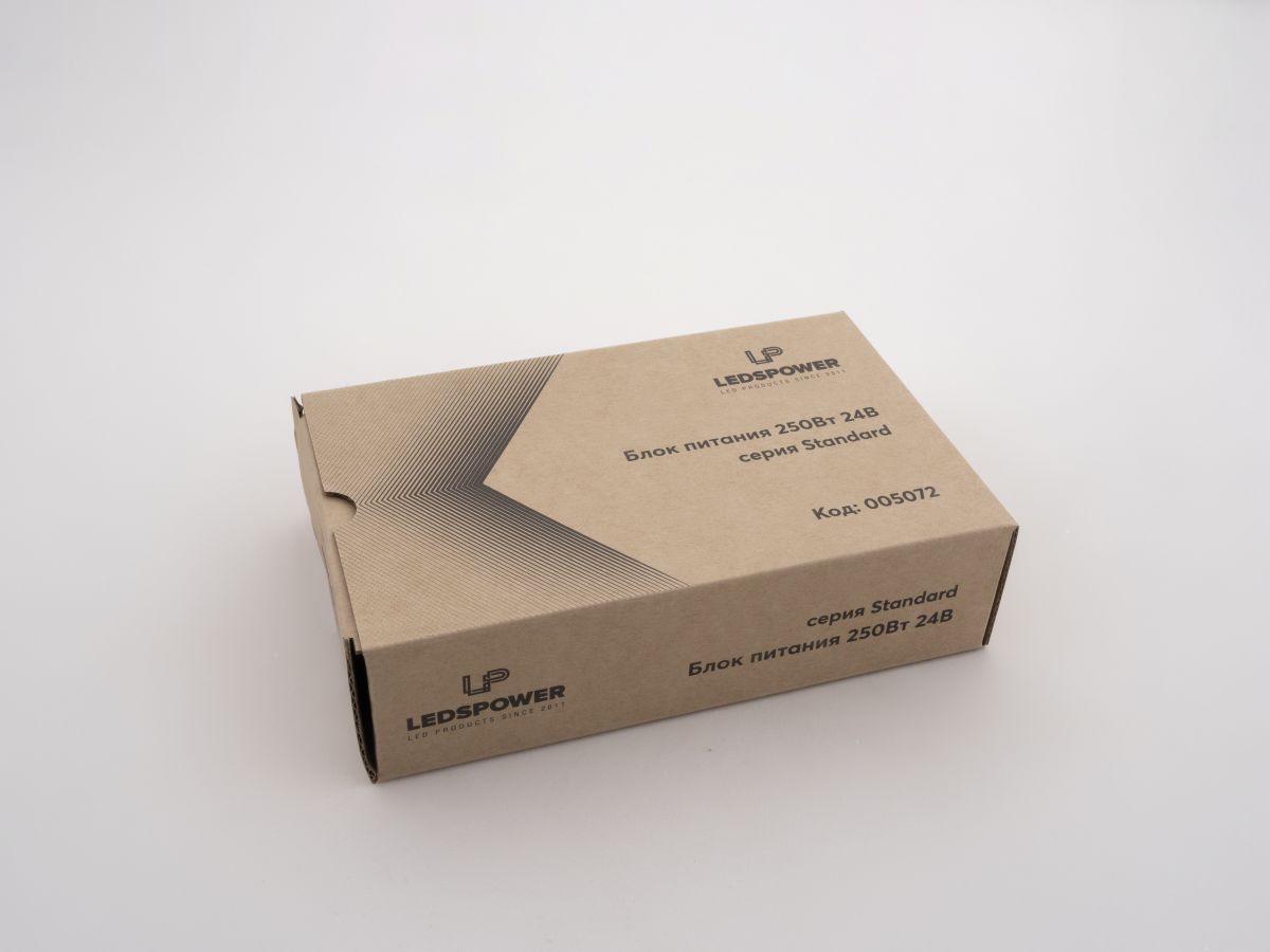 Блок питания LEDS POWER 250Вт 24В Standard 005072 в Санкт-Петербурге