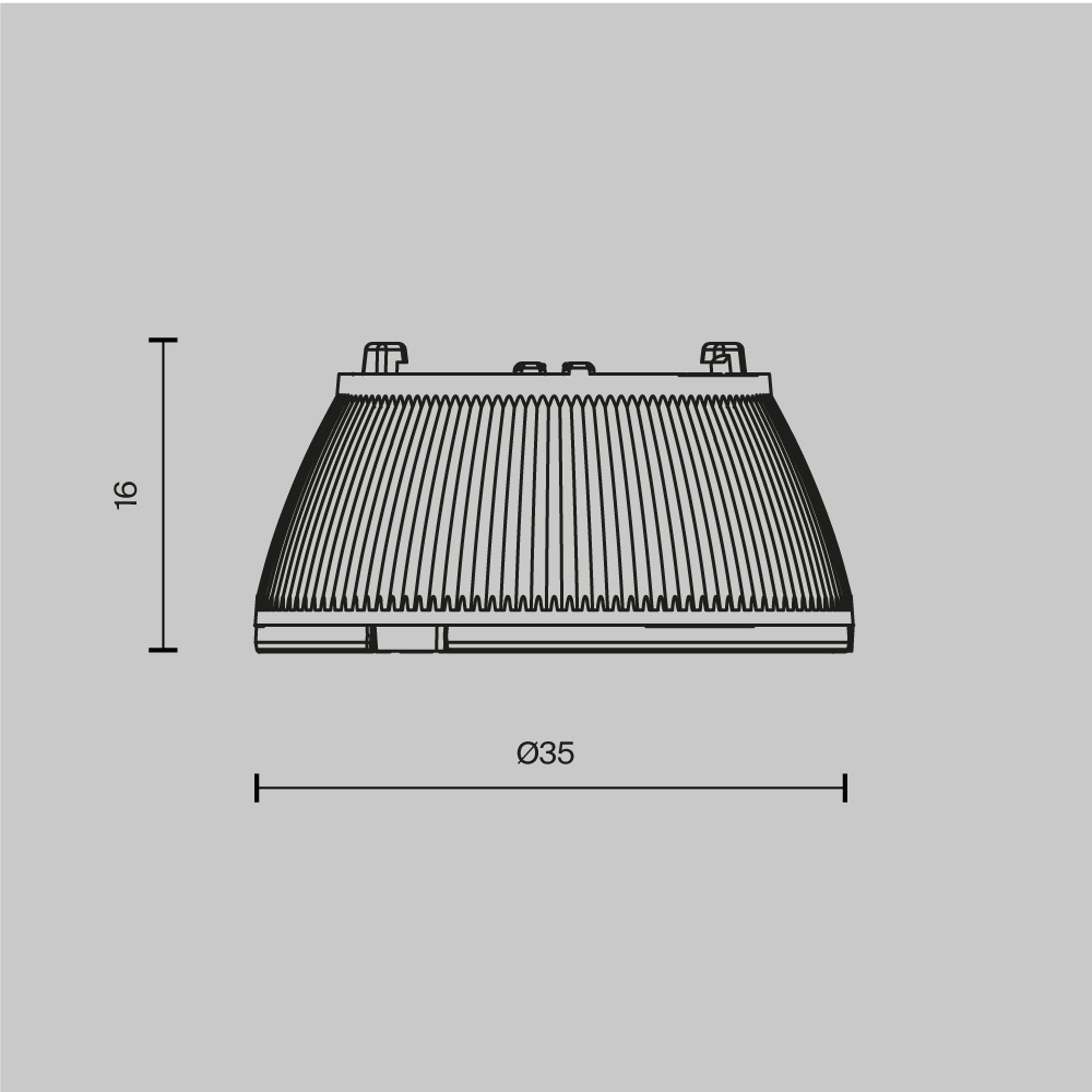 Линза для светильников 10Вт 36° Maytoni Dip Lens003D35-10W в Санкт-Петербурге