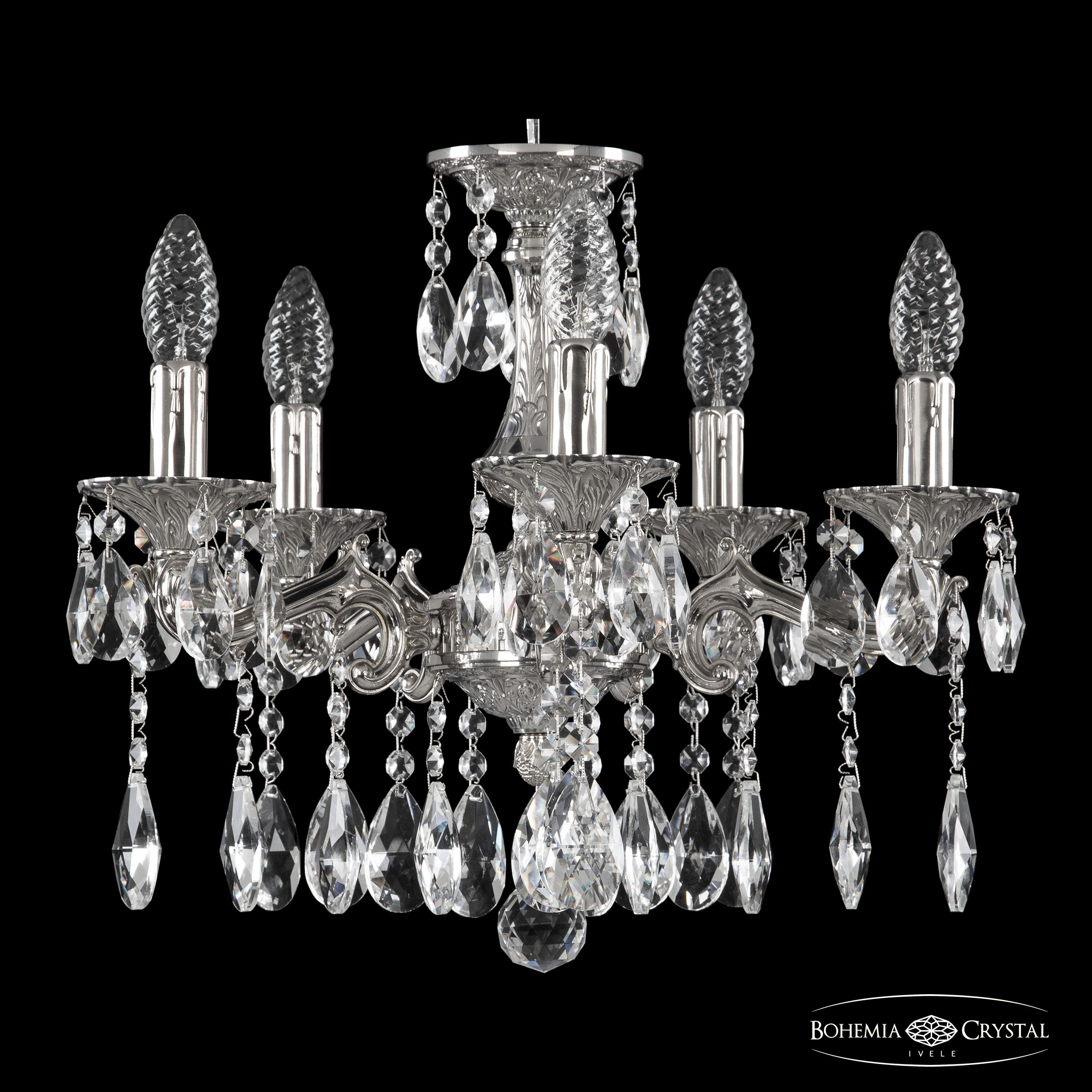 Подвесная люстра Bohemia Ivele Crystal Verona 72102/5/125 A Ni в Санкт-Петербурге