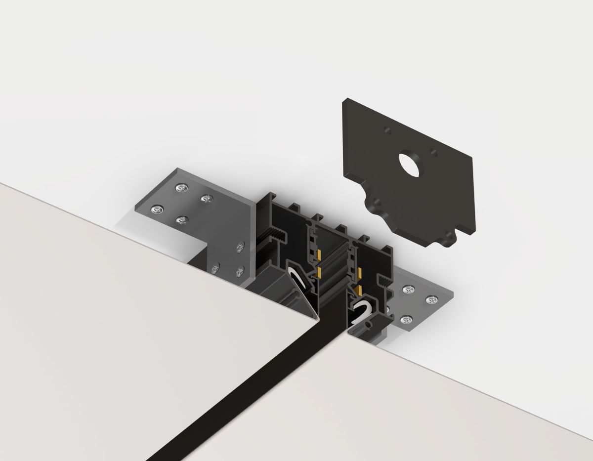 Заглушка для магнитного шинопровода в натяжной потолок 2шт Ambrella Light Track System GL1990 в #REGION_NAME_DECLINE_PP#