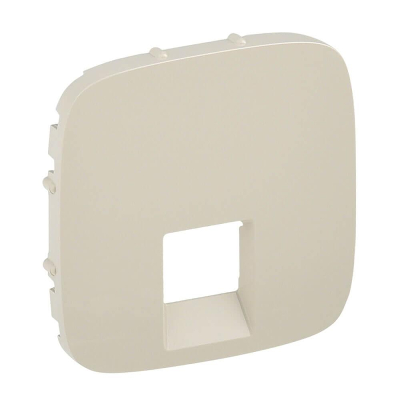 Лицевая панель Legrand Valena Allure розетки телефонной RJ-11/Ethernet RJ-45 слоновая кость 755416 в Санкт-Петербурге