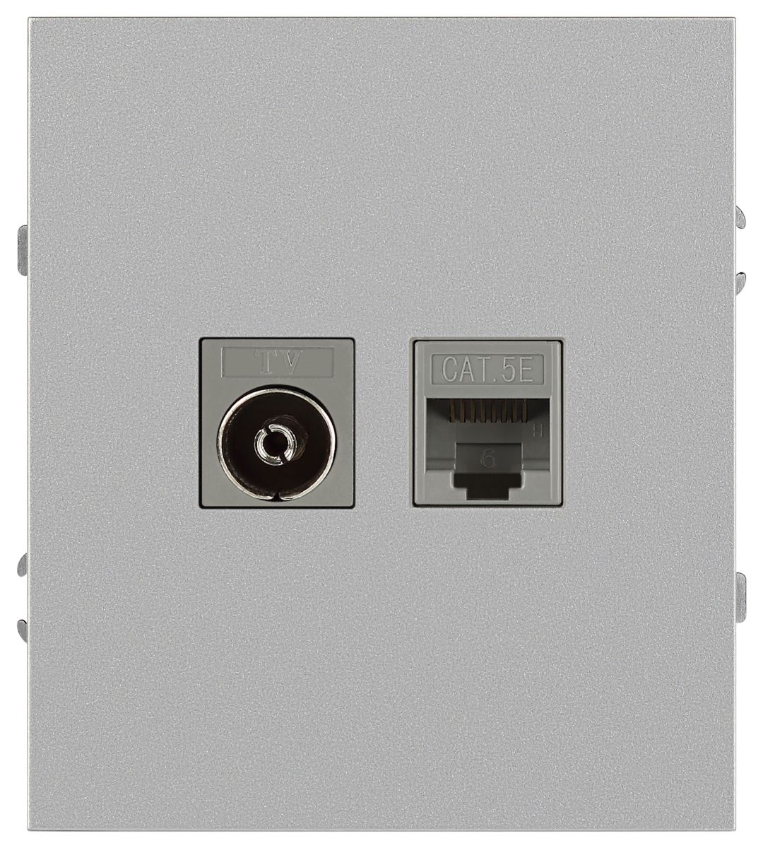Розетка Эра Arktik 16-3110-03 комбинированная RJ45+TV алюминий Б0070496 в Санкт-Петербурге