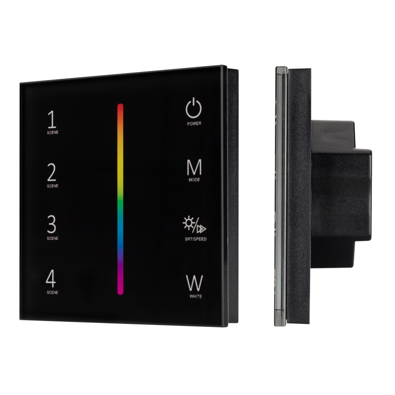 Панель Arlight Smart-P22-RGBW-G-IN Black (12-24V, 4x3A, Sens, 2.4G) 033766 в #REGION_NAME_DECLINE_PP#