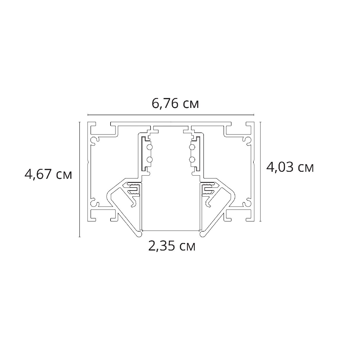 Шинопровод магнитный Arte Lamp Linea-Accessories A473206 в Санкт-Петербурге