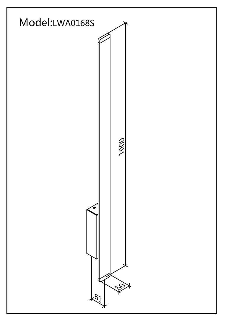 Настенный светильник DesignLed LW-A0168S-BL-WW 002794 в Санкт-Петербурге