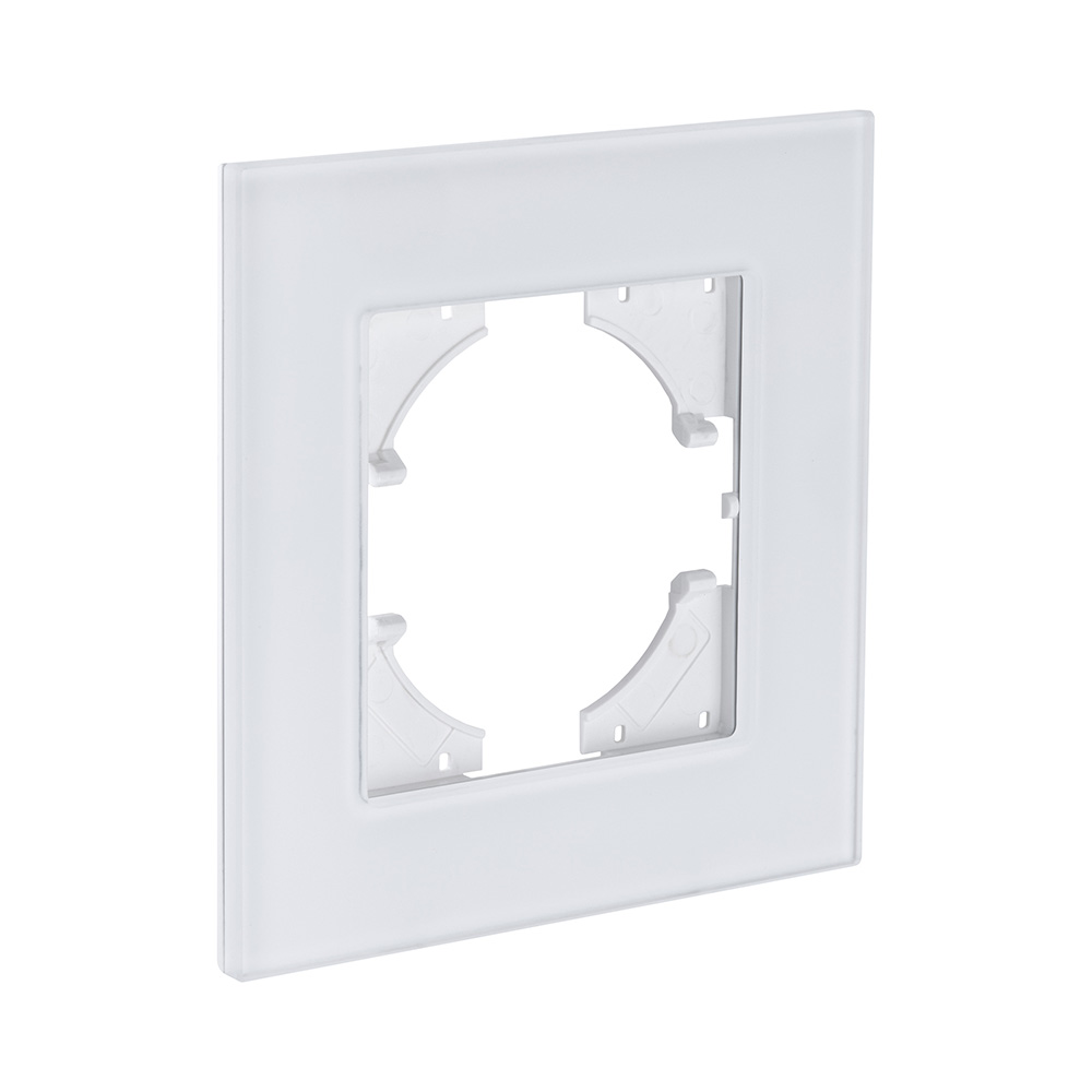 Рамка 1-постовая, стекло белый Kollinger Reflex MG RM1WH в #REGION_NAME_DECLINE_PP#