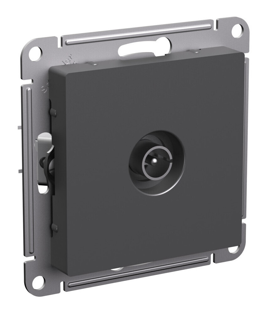 Розетка TV коннектор, механизм Systeme Electric AtlasDesign Базальт ATN001493 в Санкт-Петербурге