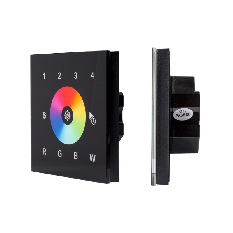 Панель Arlight Sens SR-2820AC-RF-IN Black (220V,RGBW,4зоны 018069 в Санкт-Петербурге