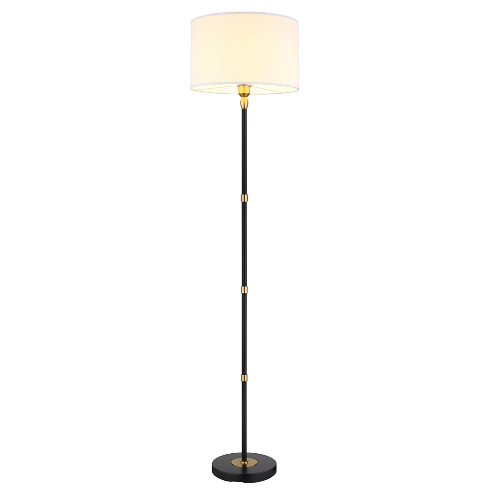 Торшер Arte Lamp Jamie A4090PN-1BK в Санкт-Петербурге