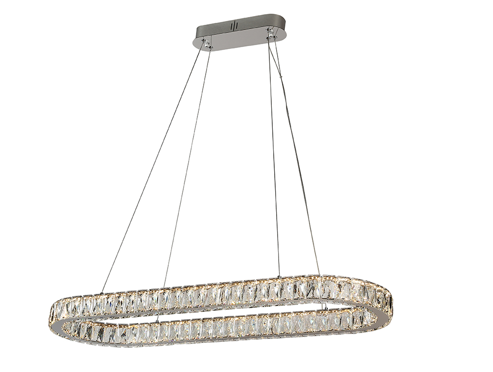 Подвесная люстра Newport 8580/90 C oval chrome М0071380 в Санкт-Петербурге