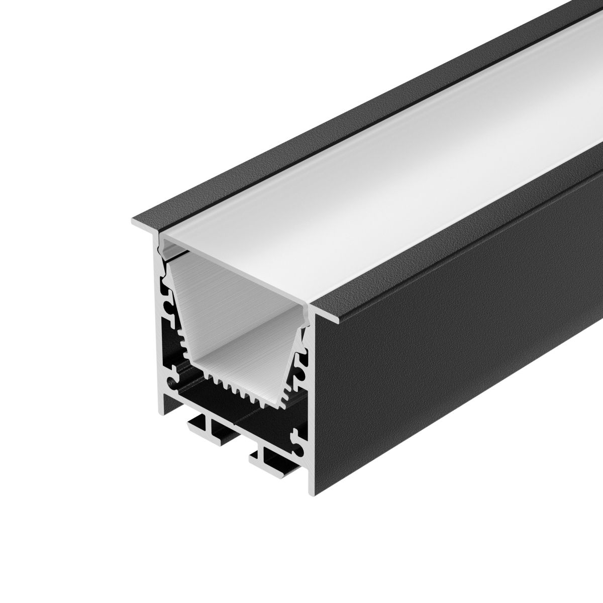 Профиль Arlight LINIA45-F-TRAY-2000 BLACK (Алюминий) 062191 в #REGION_NAME_DECLINE_PP#